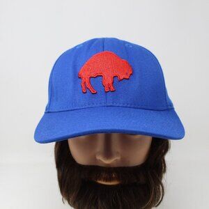 Buffalo Bills Hat Mens Large - XL Blue Reebok Gridiron Classic NFL‎ Baseball Cap